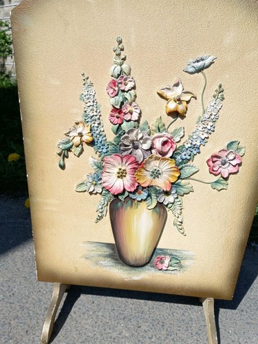 Unique hand painted floral - painted, 3d