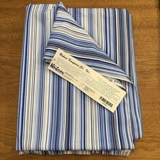 Robert Kaufman Navy Stripe Cotton Broadcloth Fabric #3322 Mariko Print 5yd READ