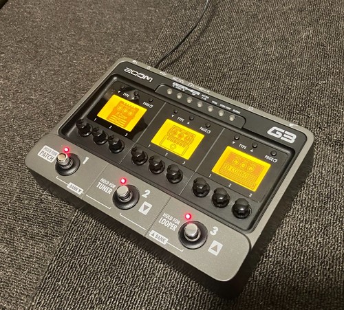 Zoom guitar multi effect - g3, multi-effect