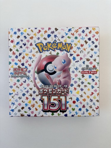 Pokemon 151 japanese booster - pokemon,
