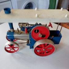 New Live Steam Wilesco D405 Steam Traction Engine (Blue) - UK Supplier
