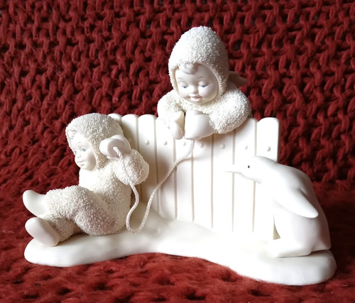 Snow babies burning - snow, up