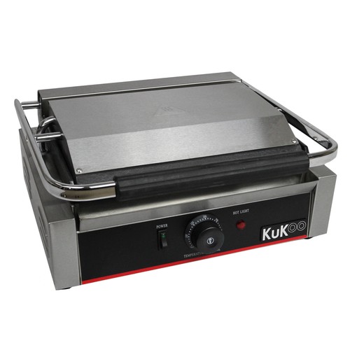 Grooved panini press ribbed - grooved,