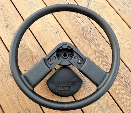 New leather steering wheel - leather,