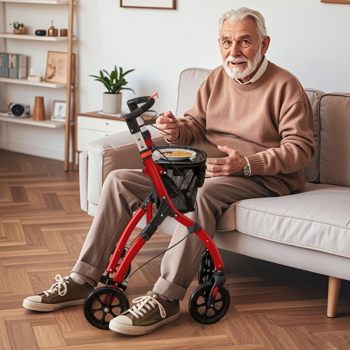 Senior rolling walker foldable - rolling,