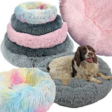 Round Dog Bed Donut Pet Cat