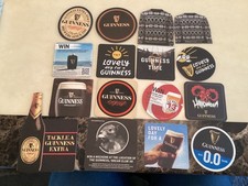 Joblot Guinness Beermats UK & Export Cider
