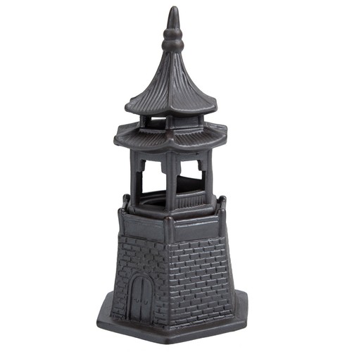 Pcs ceramic pavilion statue - ceramic,