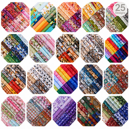 Craftsfabrics floral 40pcs - floral,