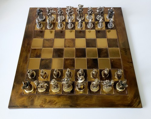 Vintage medieval knights - medieval, chess