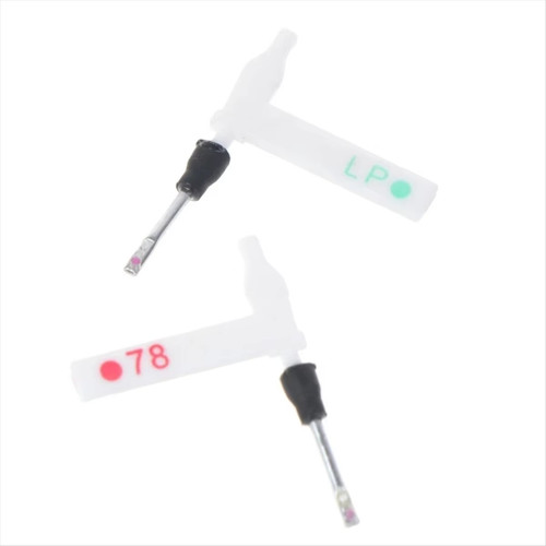 Dual flip turntable stylus - dual,