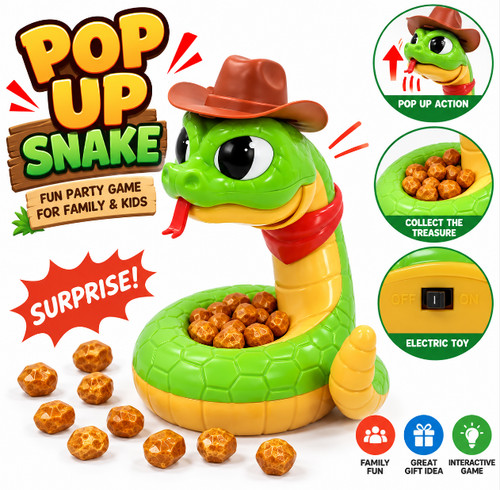 Funny electric snake head - electric,