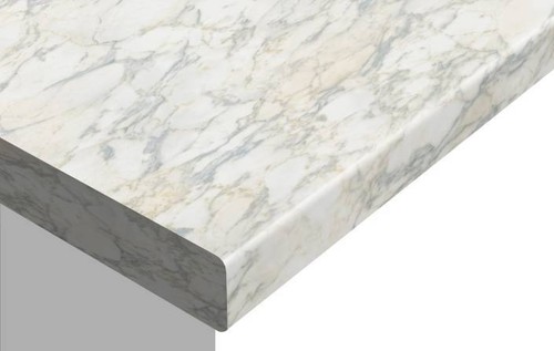 Light marble rounded edge - light,