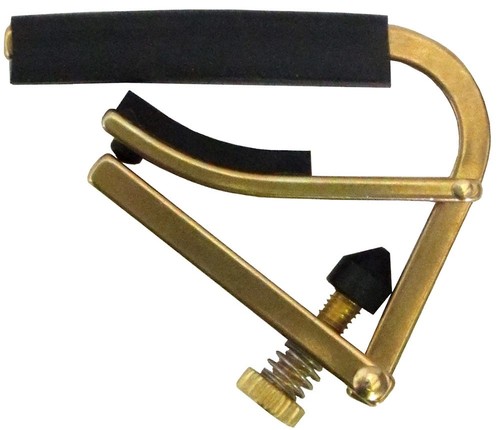 Shubb c1b brass guitar - shubb, capo