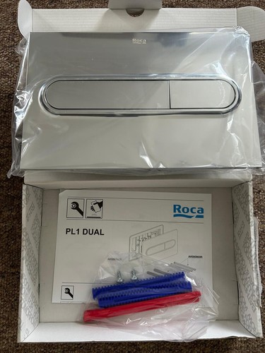 Roca pl1 dual chrome - dual, flush