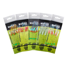 7 hooks sabiki rigs / Mackerel feathers
