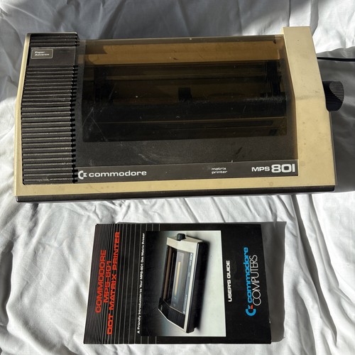 Commodore mps 801 dot matrix - mps,