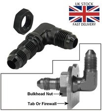 AN6 90° Bulkhead WALL FITTING