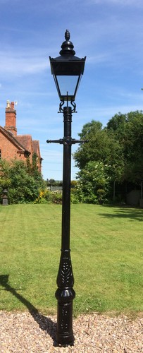 Cast iron lamp post m - iron, 3.3