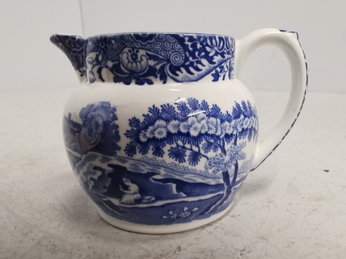 Spode italian blue - and, white