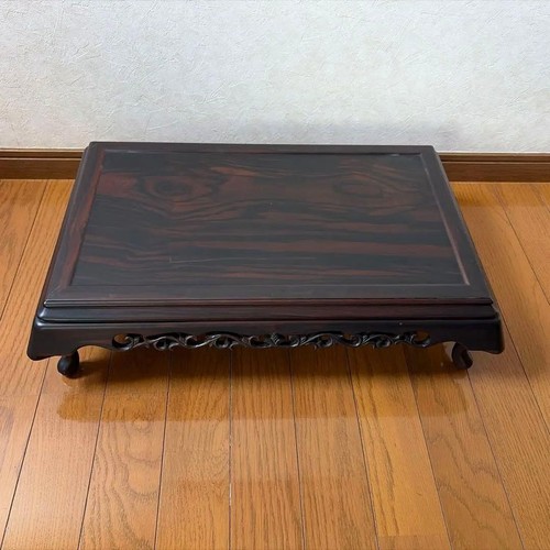 Ebony wood bonsai display - ebony,