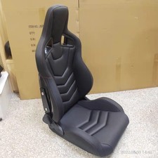 RECARO CS-Style Racing Bucket Seat PVC suede FRP Fiberglass Back Car Chair