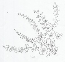 Vintage Embroidery Transfer