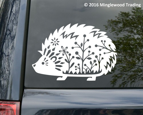 Hedgehog vinyl decal sticker - hedgehog,