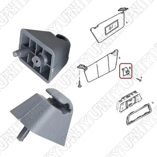 Sun visor mount - visor, fitting