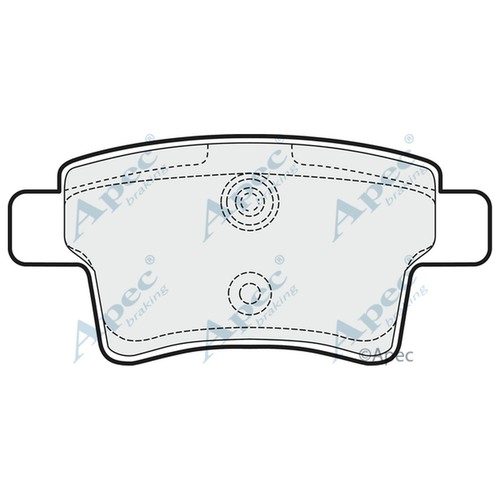 Brake pads set for - for, c4