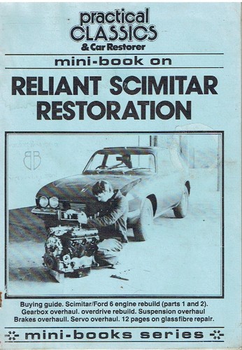 Reliant scimitar se5 0 - scimitar, 3.0