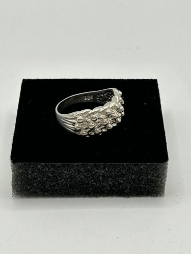Sterling silver row keeper - silver,