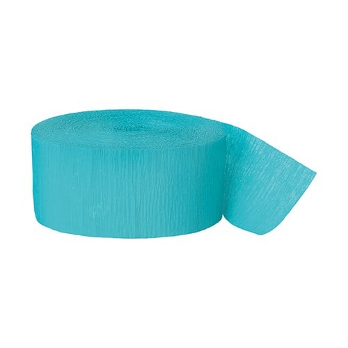 Teal blue crepe paper - blue,