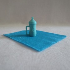 NEW! 2022 Barbie Skipper Babysitters Inc Stroller Baby Doll Blue Blanky & Bottle