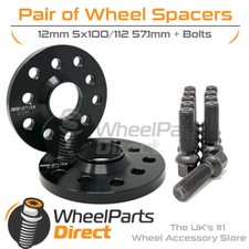Wheel Spacers (2) & Bolts 12mm