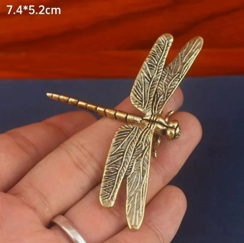 Vintage brass dragonfly - vintage,