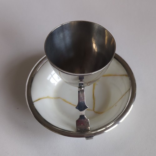 Rare antique silver egg cup - rare,