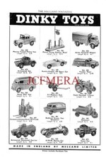 1950s DINKY Toys ADVERT H.W.M