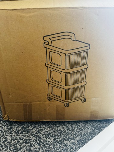 3drawers rolling storage - storage, cart