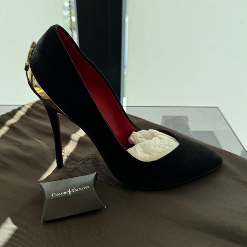 Cesare paciotti black suede - black,
