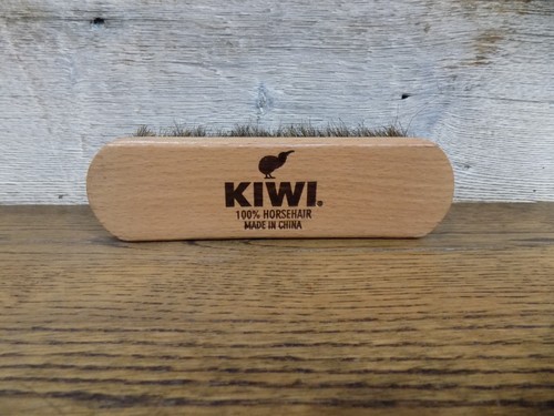 Kiwi horsehair shoe brush - brush, 2"