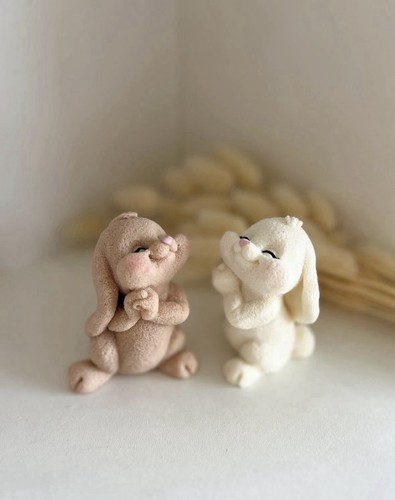 Edible cake toppers rabbit - edible,