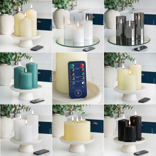 Battery powered led candles - battery,