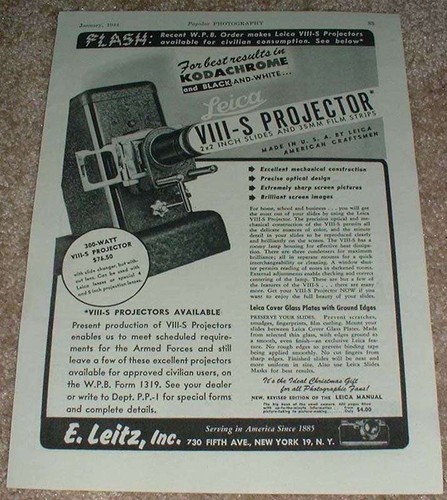1944 leica viii - 1944, viii-s