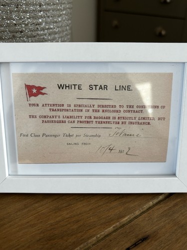 White star line - star, 1st