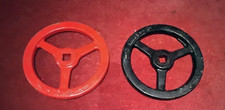 5,1/2" HAND WHEEL 3 SPOKE  CAST IRON 1/2" SQ HOLE INDUSTRIAL MACHINE valve ect