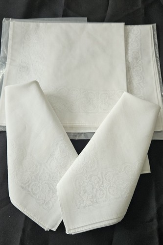 Vintage cotton white 19 - vintage, 19"