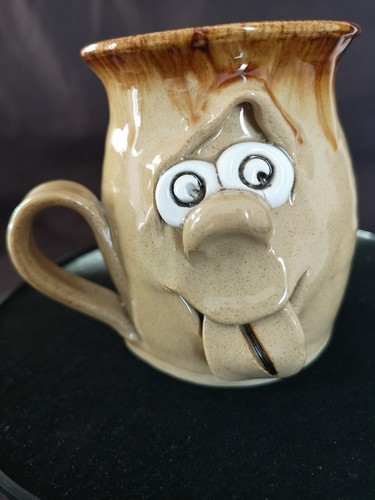 Vintage ugly mug - ugly, pottery