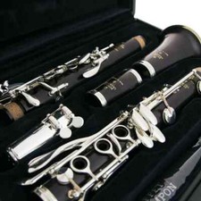 Professional Bb Clarinet R13 Ebony Wood Clarinets Nickel Silver Key Instruments