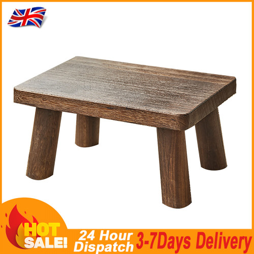 Wooden stool shoe changing - stool,